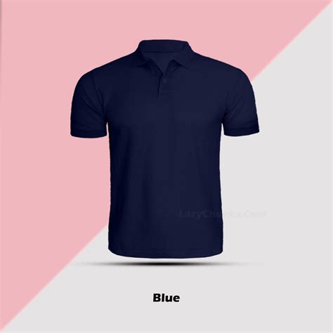 Polo Half Sleeves Cotton T Shirt By LazyChunks– Lazychunks.com