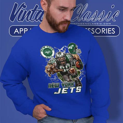 Mascot New York Jets Nfl Football 2023 Shirt - Vintagenclassic Tee