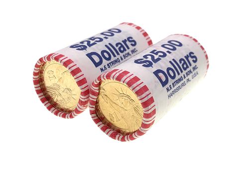 Lot - LOT OF 2 2009 UNCIRCULATED PRESIDENTIAL DOLLAR COIN ROLLS