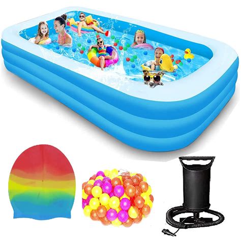 Buy Pelo Inflatable Swimming Pool Bath Tub Swimming Pools for Kids and ...