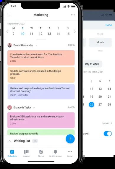 Weekly Schedule Maker for Teams & Individuals
