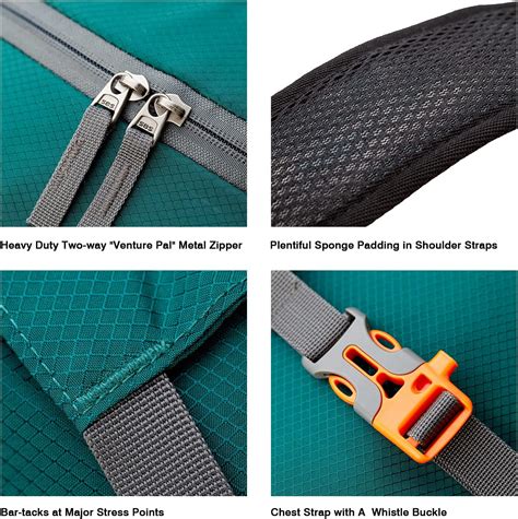 Buy Venture Pal 40L Lightweight Packable Travel Hiking Backpack Daypack ...