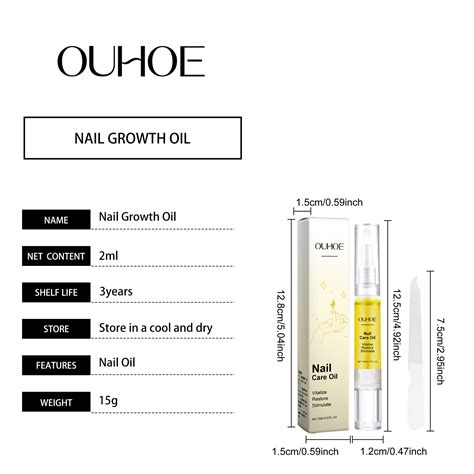 Nail Growth Oil Nail Repair and Regeneration Strengthen Nail Hardness Improve Nail Brittleness ...