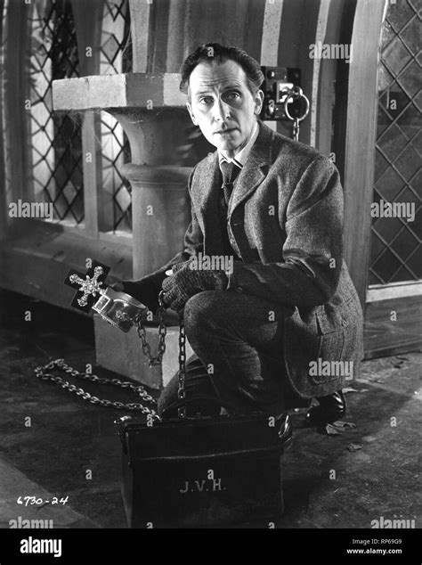 PETER CUSHING as Doctor Professor Abraham Van Helsing in THE BRIDES OF ...