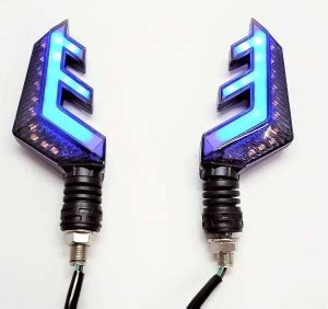 mkcratech Front, Rear LED Indicator Light for Bajaj, Honda, Hero, Isuzu ...