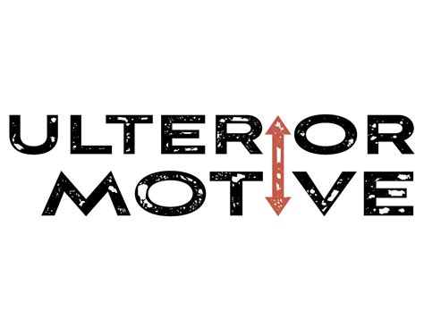 ulterior motive