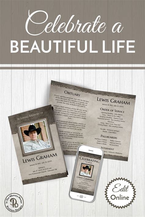 Image result for Graveside Service Program Example