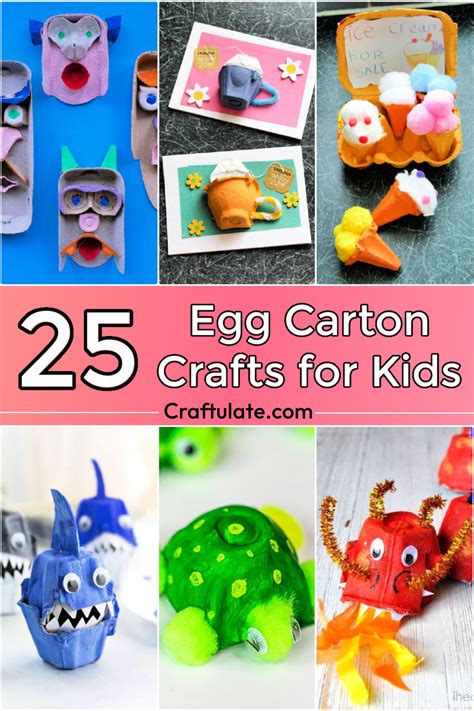 Egg Carton Crafts 的图像结果