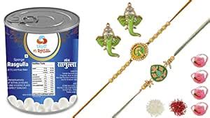 Trust n Relish by Feastive Celebrations Rasgulla (500 gr) with Set of 2 ...