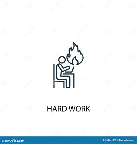 Hard Work Infographic Cartoon Vector | CartoonDealer.com #120273883