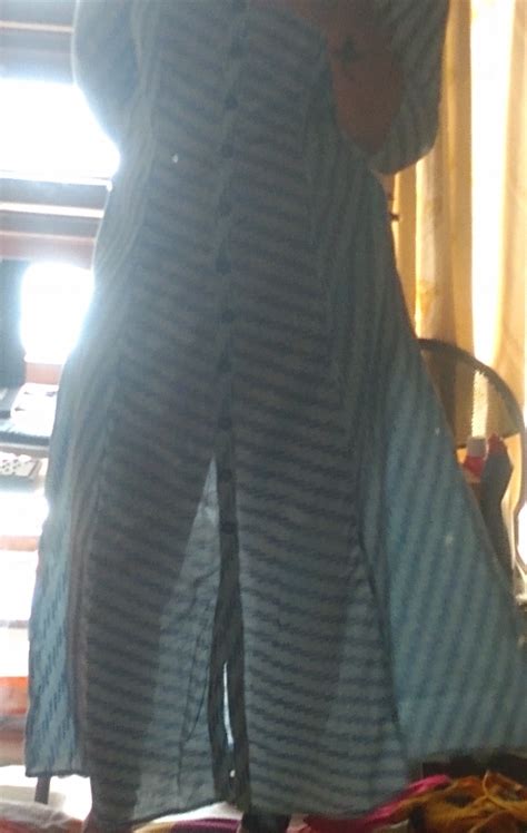 Buy SVARCHI Women's Calf Length Kurta Dress (23VDKOL9BLU-S_Blue_S) at ...