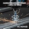 Hc Homes PH2 High Torque Screwdriver Bits, 65mm Magnetic Star Bit for ...