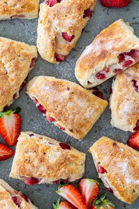 Grandma's Strawberry Scones - Momsdish