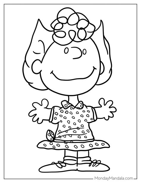 32 peanuts snoopy coloring pages free pdf printables – Artofit