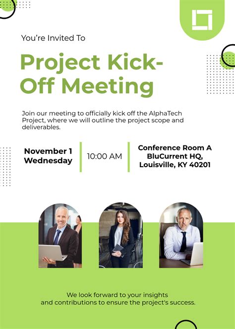 Kick Off Meeting Invitation Email Exlers - Infoupdate.org