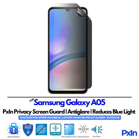 Privacy Screen Guard for Samsung Galaxy A05 Mobile | No.1