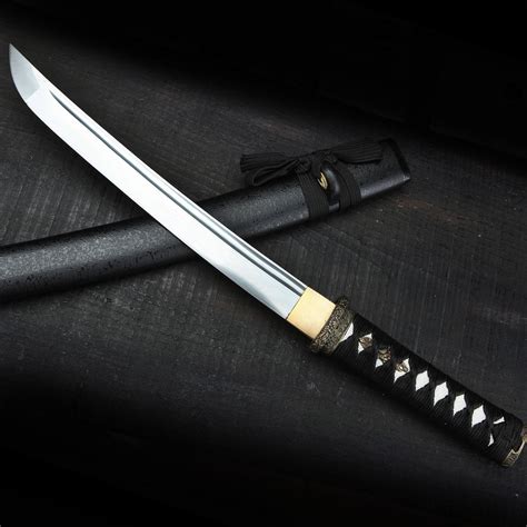 Tanto Sword | Handmade Japanese Short Tanto Sword 1045 Carbon Steel ...