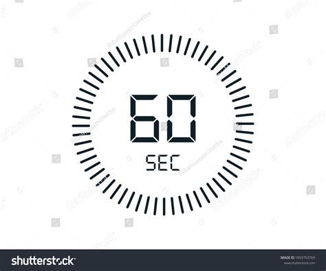 207 60 Sec Numbers Images, Stock Photos & Vectors | Shutterstock