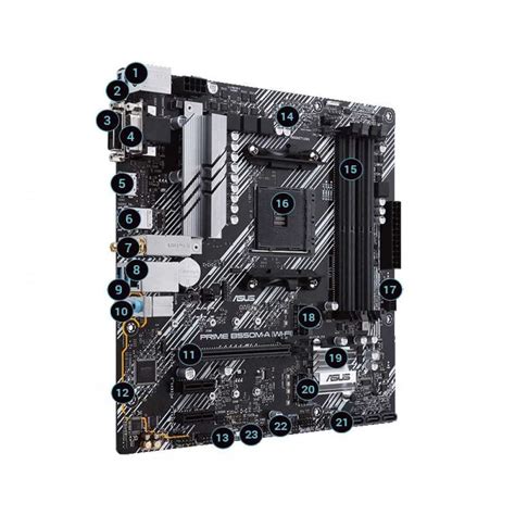 Buy ASUS Prime B550M-A Wifi II DDR4 AMD Motherboard | EliteHubs.com