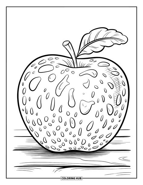 65+ Apple Coloring Pages for Kids & Adults (Free Printable PDFs)