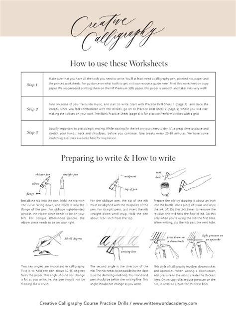 Image result for Calligraphy Training Sheets