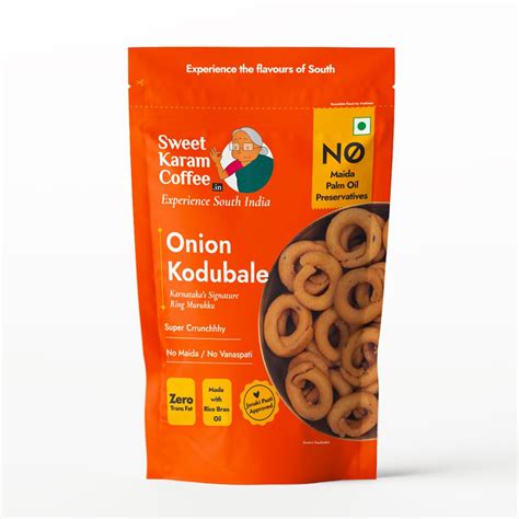Sweet Karam Coffee Onion Kodubale (Ring Murukku) – 200grams | No Maida ...