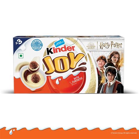 Kinder Joy Harry Potter Pack of 3 | 60g | Vegetarian – Prithvi Enterprises