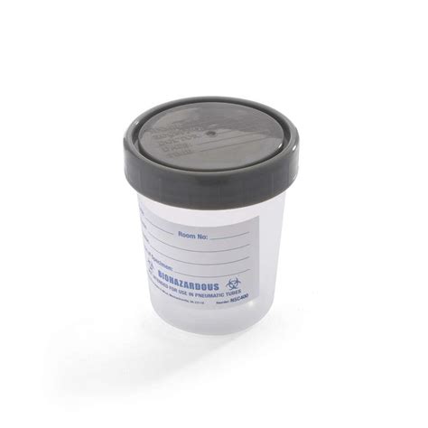 MediChoice Specimen Container, Urinalysis, With Gray Plastic Screw-On ...