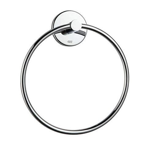 Towel Ring Round with Round Flange - ACN-CHR-1121BN : Amazon.in: Home ...