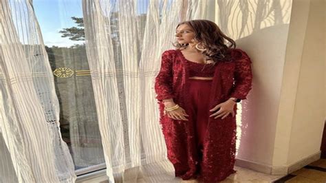 Rakul's stunning red co-ord set by Ridhima Bhasin is the ideal capstone ...