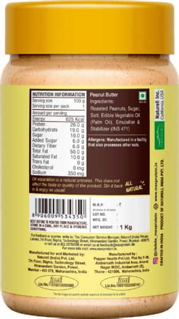 Buy MAX PROTEIN PEANUT SPREAD - CLASSIC CREAMY [1 KG] - PACK OF 1 ...