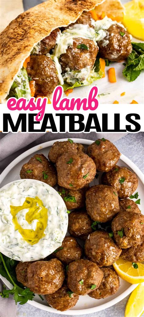 Lamb meatballs – Artofit