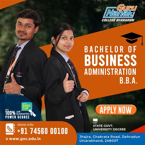 BBA Admissions 2025 Open at Guru Nanak College, Dehradun – Shape Your ...