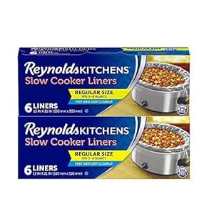 Buy Reynolds Regular Size Slow Cooker Liner, 12 Count, Clear Online at ...