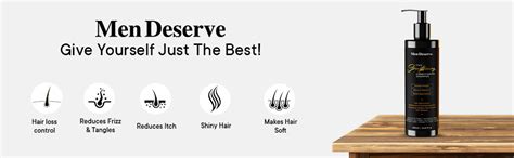 Buy Men Deserve Daily Strengthening Conditioning Shampoo for Hair fall ...
