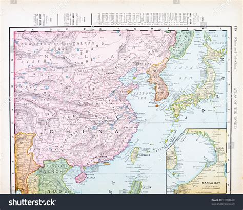 Map Of China In 1900