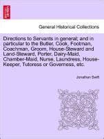 Buy Directions to Servants in General; and I Book Online at Low Prices ...