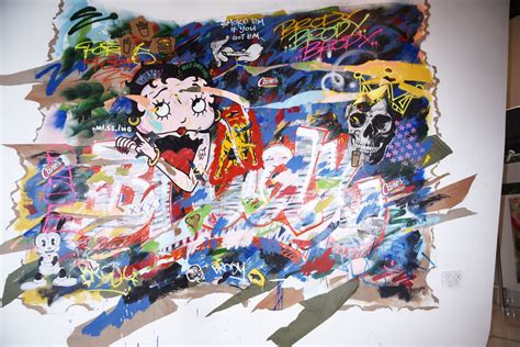 SLIKANJE ISPRED GLUME Adrien Brody izlaže svoja umjetnička djela, art ...