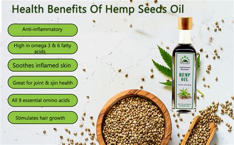 Buy Hillpure Organic Cold Pressed Himalayan Hemp Seed Oil for hair ...