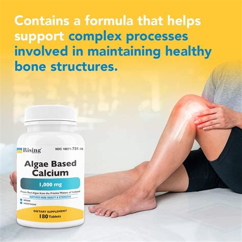 Rising Health - Algae/Plant Based Calcium Supplement India | Ubuy
