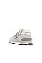 New Balance 574 in Aluminum & White | REVOLVE