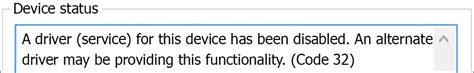 Device Manager Code 32 的图像结果