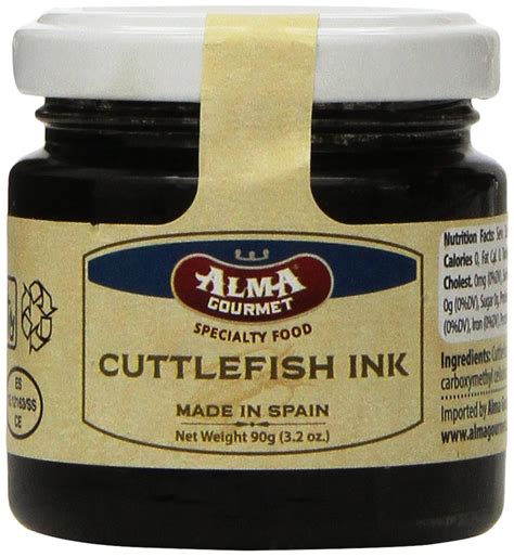Buy Alma Gourmet Cuttlefish Squid Ink | 3.2oz (90g) Jar Online at ...