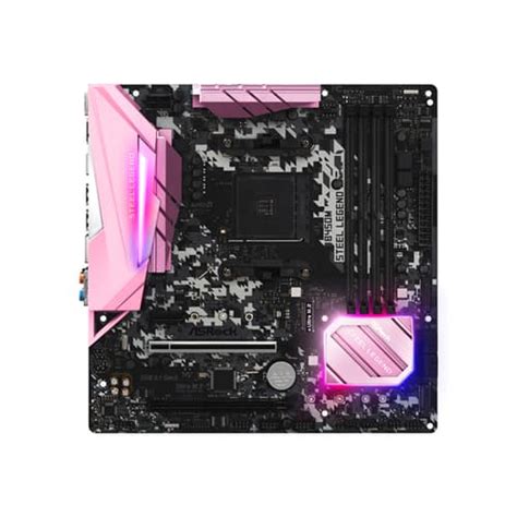 B450M Steel Legend | Pink Edition | M-ATX - Motherboard