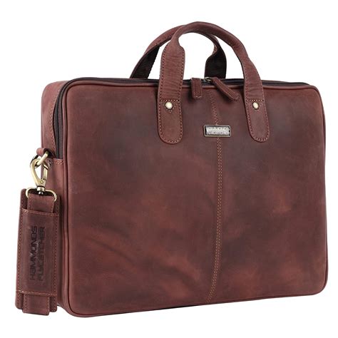 HAMMONDS FLYCATCHER Premium Vintage Leather Laptop Bag for Men/Office ...