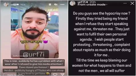 Publicity hungry a**holes: Urfi Javed bashes Hindustani Bhau for ...