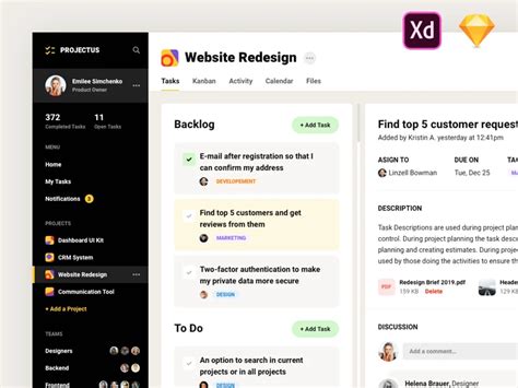 Image result for Project Management List Software UI