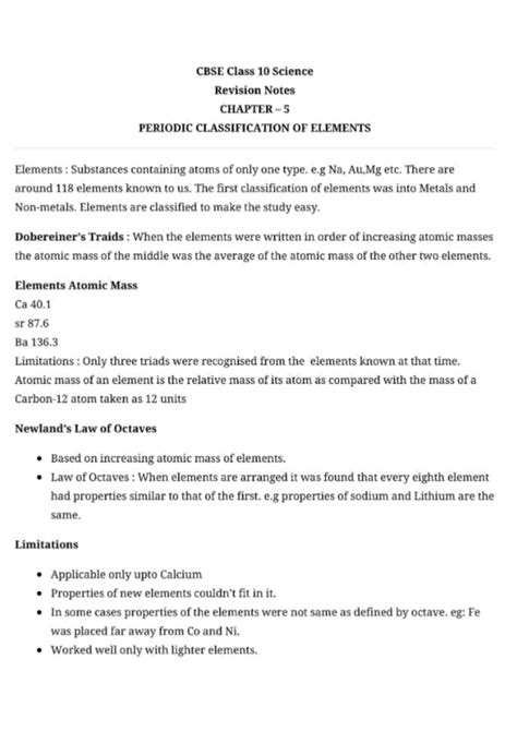 Image result for Chapter 5 Science Class 10 Notes