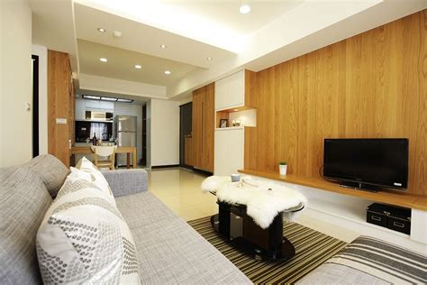 12平米单间现代小户型客厅效果图大全2014图片_太平洋家居网图库