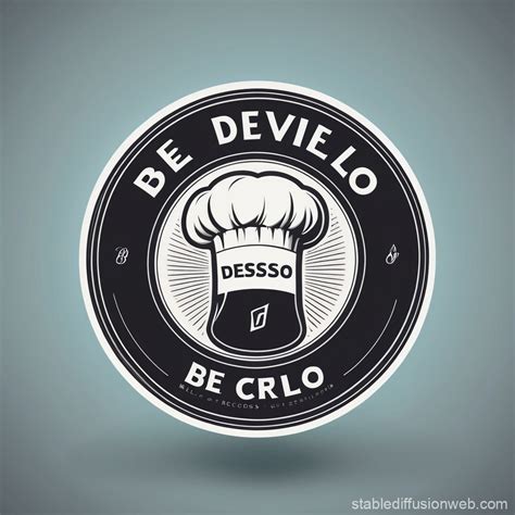 Bello Records Label Logo with Kitchen Sink | Stable Diffusion Online